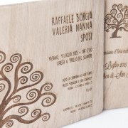 Partecipazione modello Legno